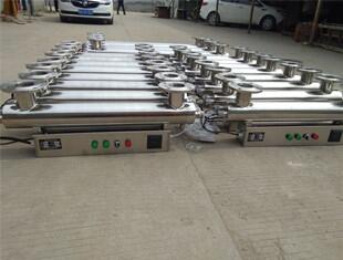 法蘭上開同側開左右開口 支持定制管道式紫外線消毒器